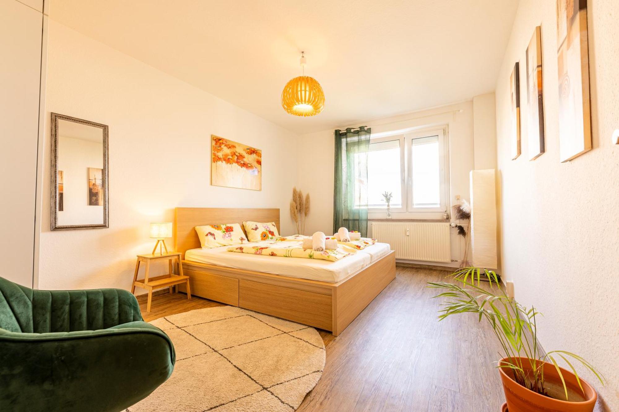 Modernes 2-Zimmer-Apartment Mit Balkon Und Netflix Jena Exterior photo