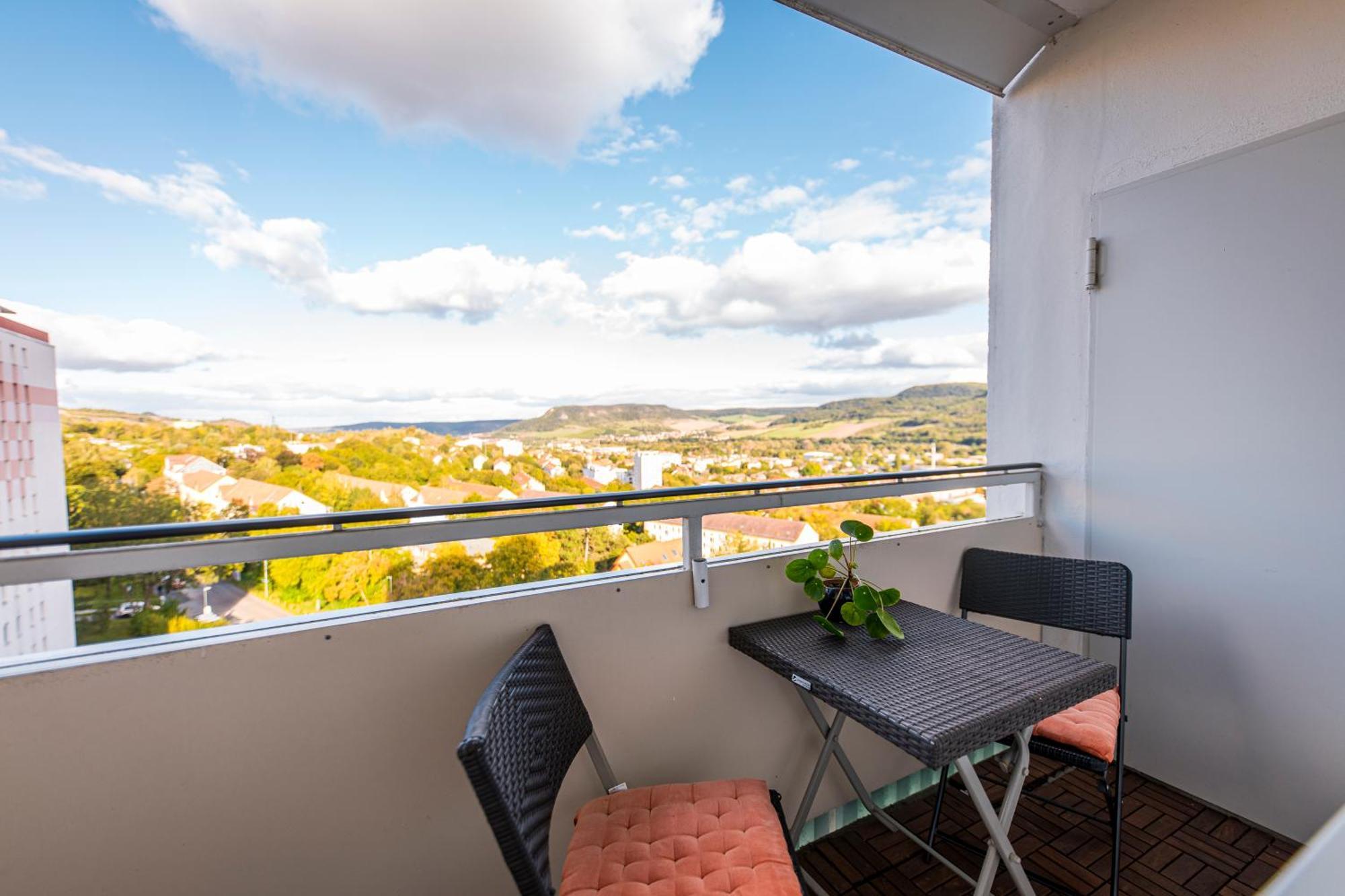 Modernes 2-Zimmer-Apartment Mit Balkon Und Netflix Jena Exterior photo